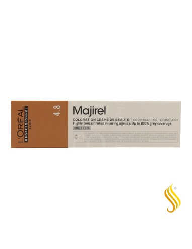 L’Oréal Majirel 4.8 – Castaño Medio Moca 60 ml