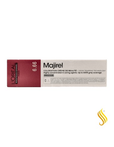 L’Oréal Majirel 6.66 – Rubio Oscuro Rojo Intenso 60 ml