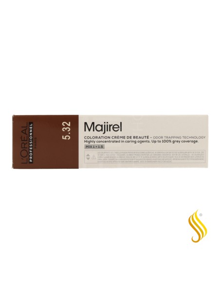 L'Oréal Majirel Warm Beige 5.32 - Castaño Claro Beige Cálido 60 ml