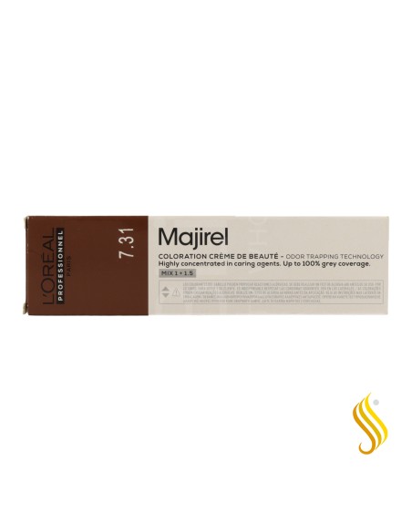 L’Oréal Majirel 7.31 – Rubio Medio Beige Cálido 60 ml